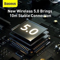 Baseus D02 Pro bezprzewodowe słuchawki Bluetooth słuchawki Stereo HIFI składany sportowy zestaw słuchawkowy z kablem Audio dla tabletu iphone 5